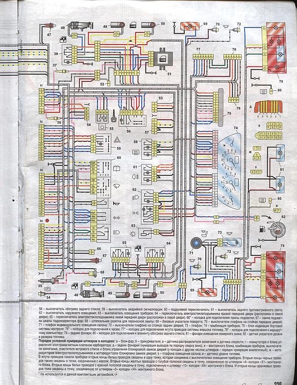 Ваз 2114 электрика схема