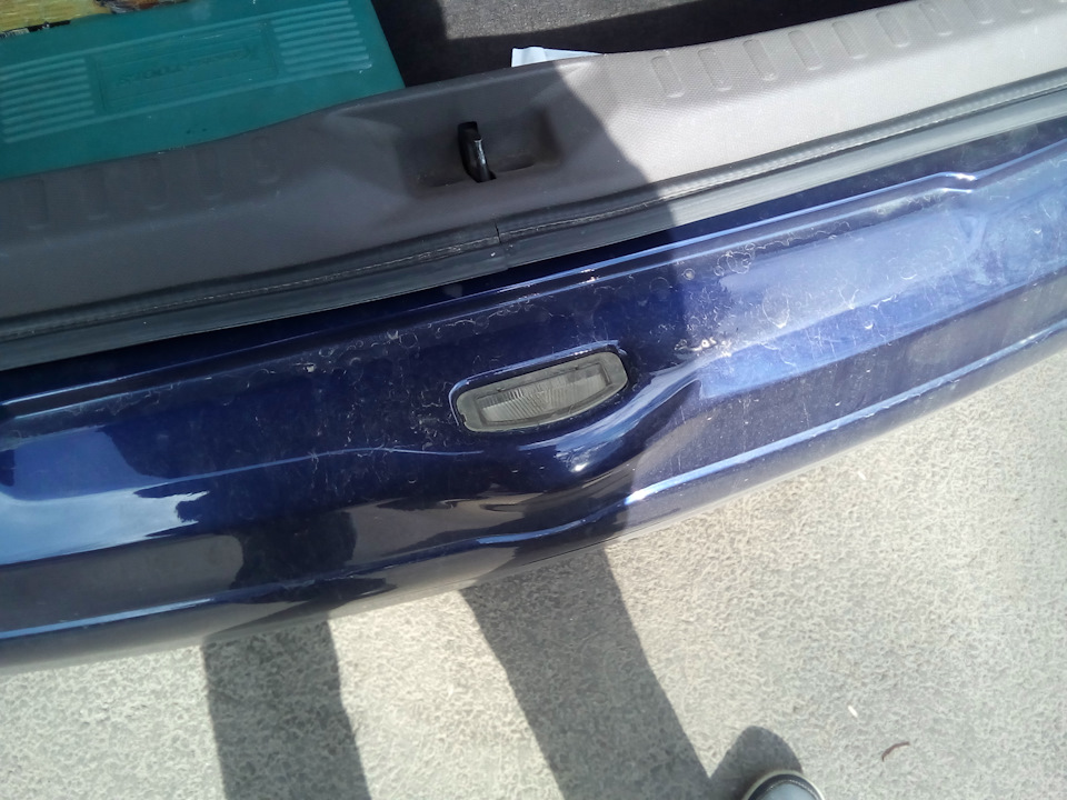 Фонарь подсветки номера — Nissan Micra (K12), 1,2 л, 2005 года | своими ...