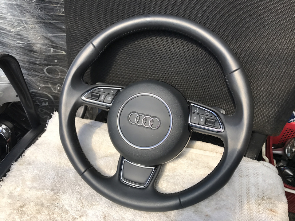 Руль Audi 2015 год — VAGdetali на DRIVE2