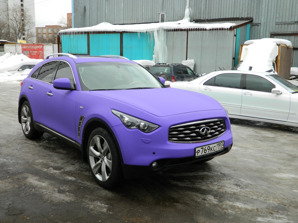 Infiniti fx35 зеленая