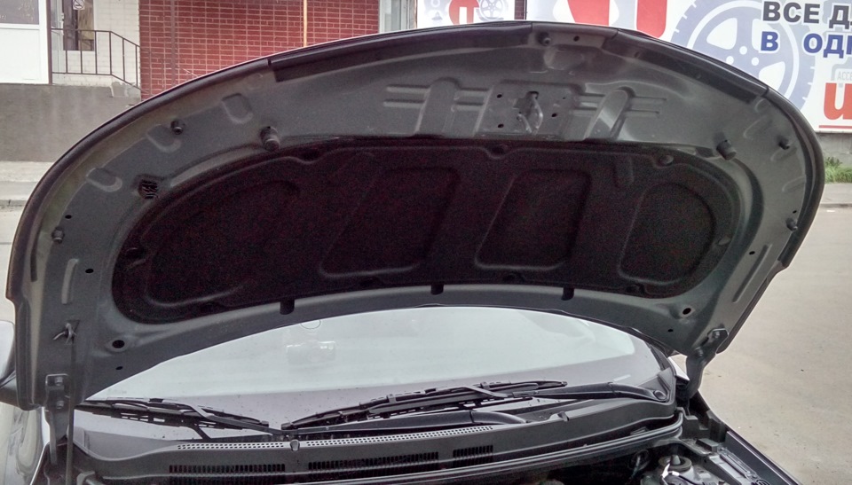 уплотнитель капота — KIA Rio (3G), 1,6 л, 2015 года | стайлинг | DRIVE2