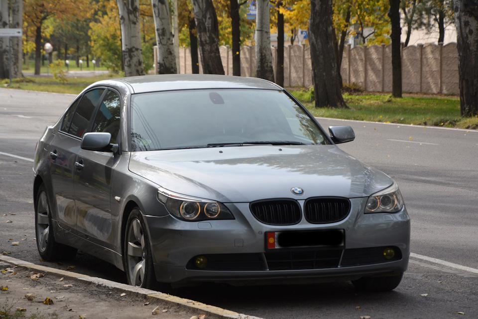BMW 5 series (E60) 3.0 бензиновый 2004 Черный Самурай на DRIVE2