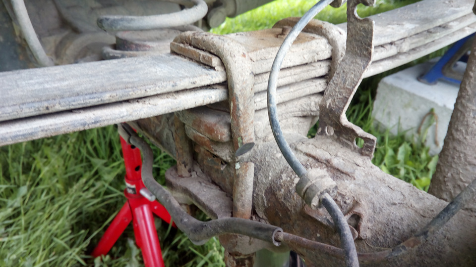 7 — Замена листа рессоры — УАЗ Patriot, 2,7 л, 2011 года | поломка | DRIVE2