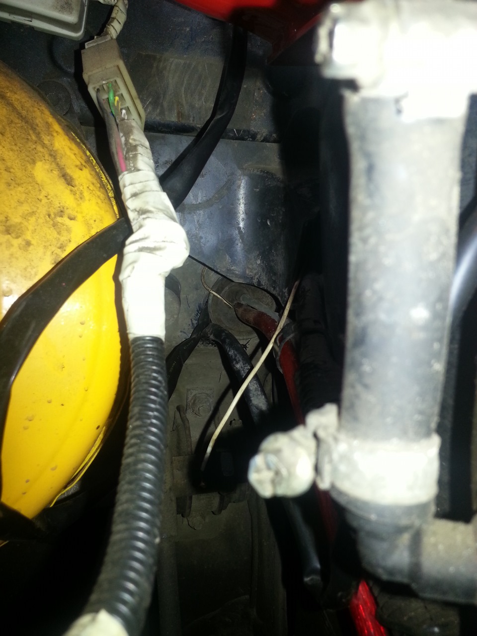 Перенос аккумулятора в багажник часть 1 — Lada 2113, 1,6 л, 2008 года ...