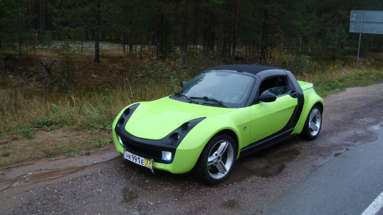 Smart Roadster Brabus Р·РµР»С‘РЅС‹Р№