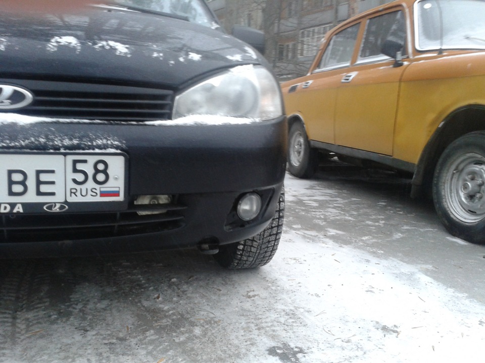 противотуманки — Lada Калина универсал, 1,6 л, 2012 года | электроника ...