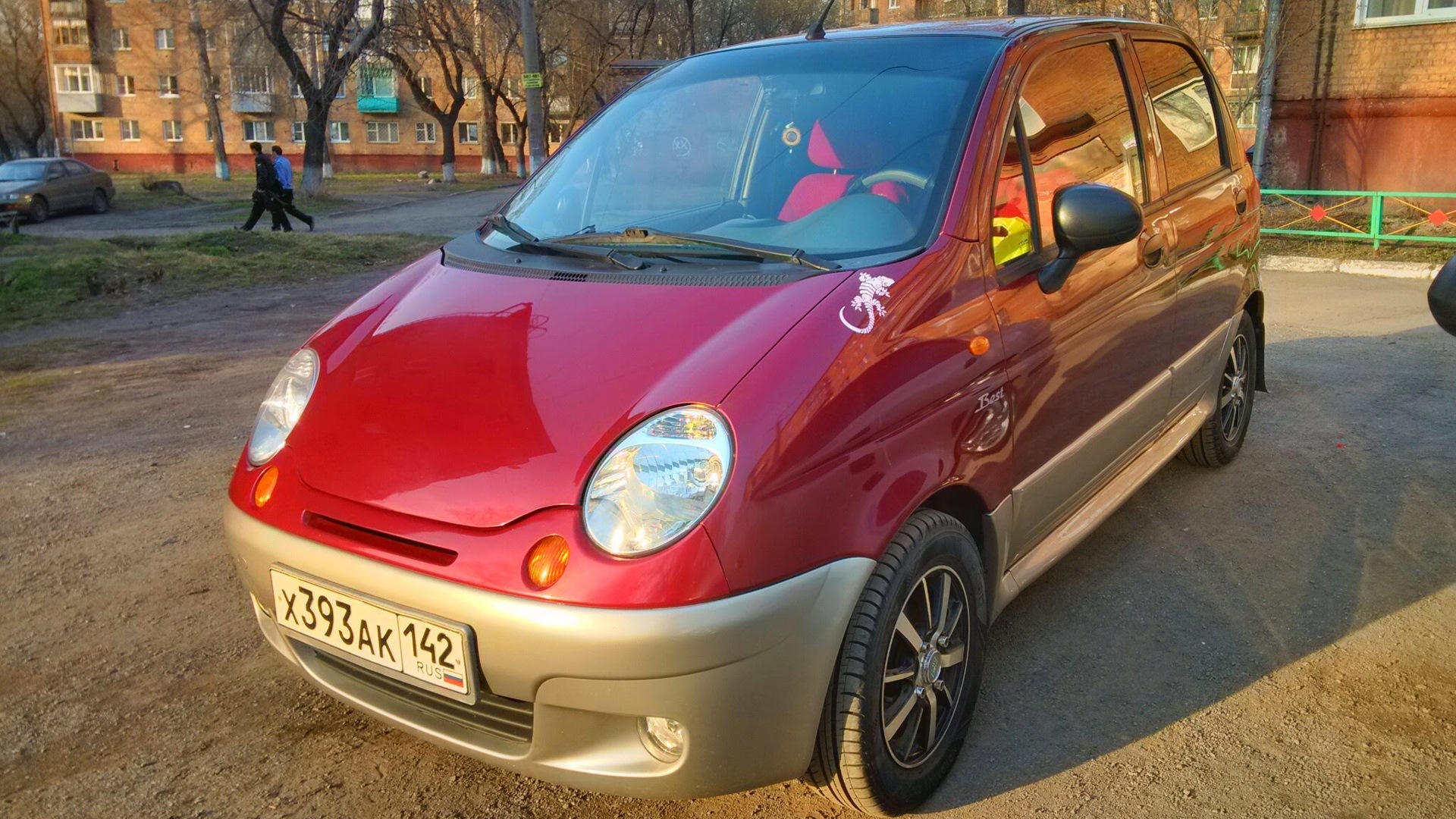 Daewoo Matiz (M100, M150) 1.0 бензиновый 2011 | Вишневый, Бэст, 1 л на  DRIVE2