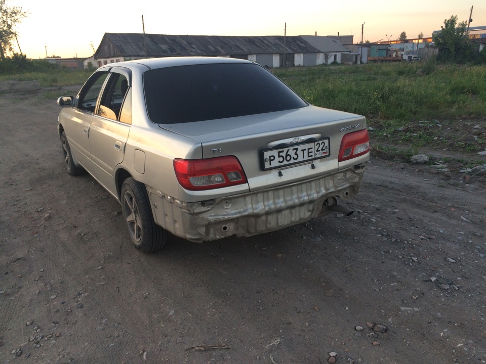 Треснул бампер — Toyota Carina (7G), 1,5 л, 2000 года | поломка | DRIVE2