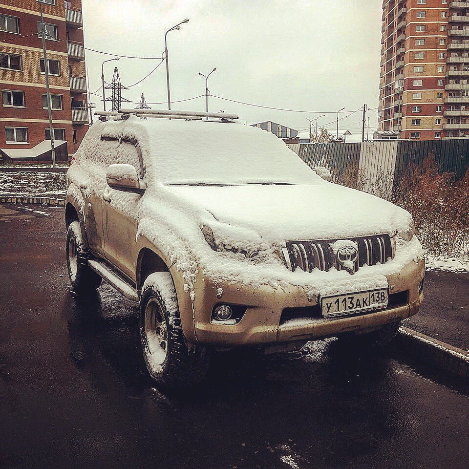 Переобул грязевую резину. очень вовремя) — Toyota Land Cruiser Prado ...