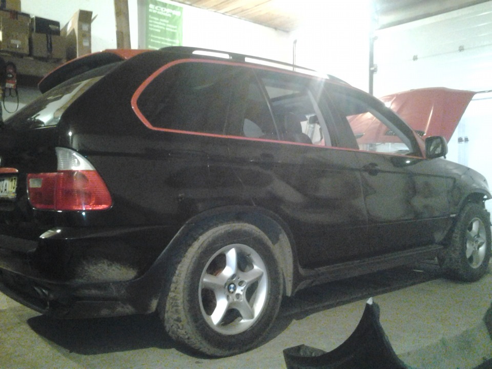 туманки и сеточки в бампер, пневмоподушка задняя и лампочки в ...