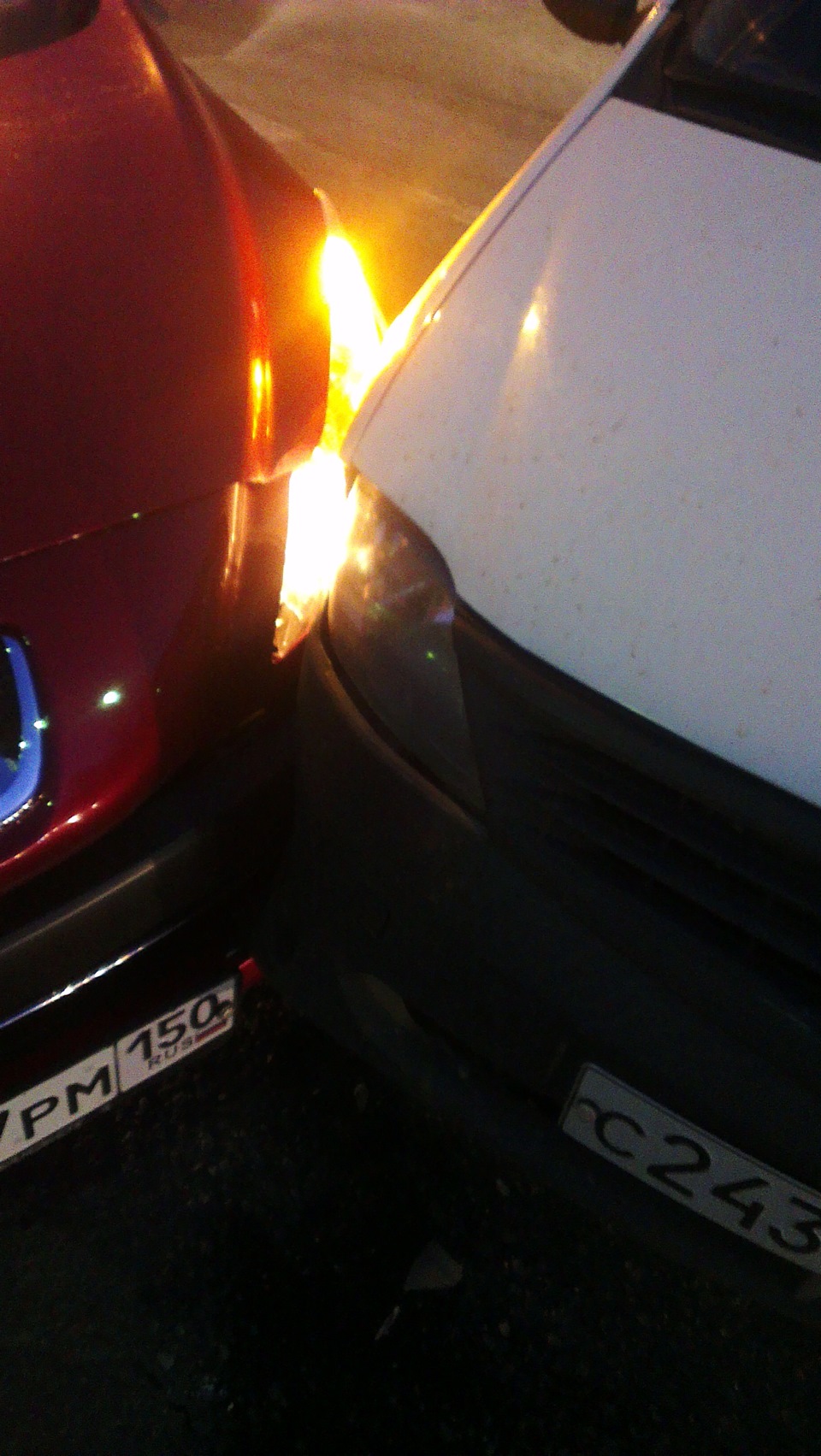 Французское столкновение — Renault Logan (1G), 1,4 л, 2008 года | ДТП ...