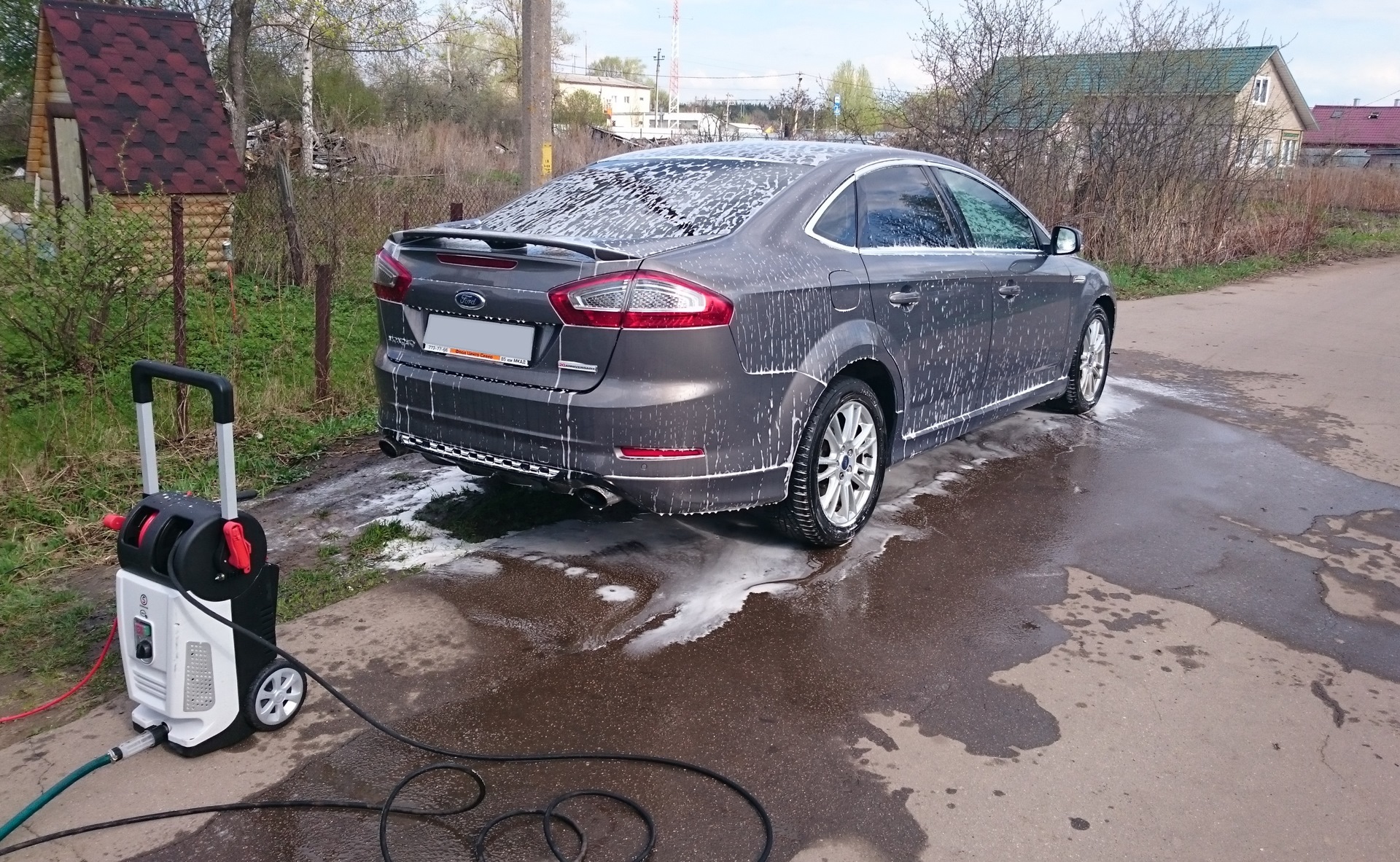 Никто не помоет твоего коня лучше, чем ты сам. — Ford Mondeo IV, 2 л, 2014  года | мойка | DRIVE2