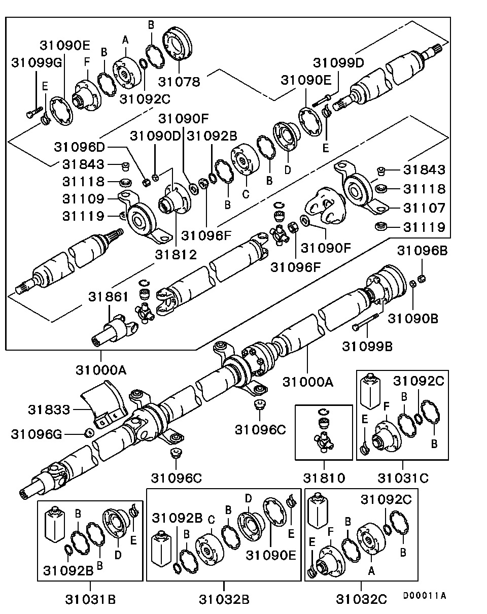 Вредный Кардан Outlander CU2W — Mitsubishi Outlander (1G), 2 л, 2006 года |  поломка | DRIVE2