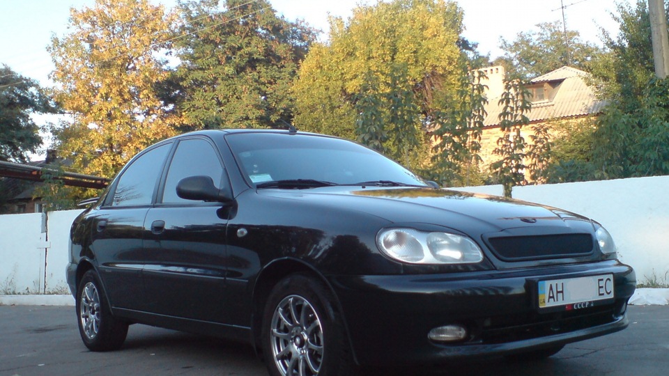 Daewoo lanos черный