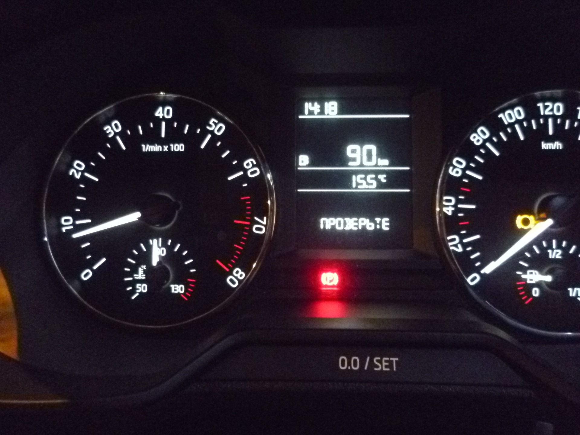 Установка датчика износа пер-их колодок на 1.2Актив — Skoda Octavia A7 ...