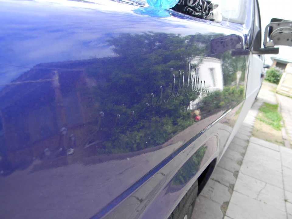 устранение косяков после покраски и огонь из глушителя. — Lada 21099, 1 ...