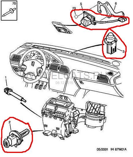 Ситроен с5 схема климат контроля