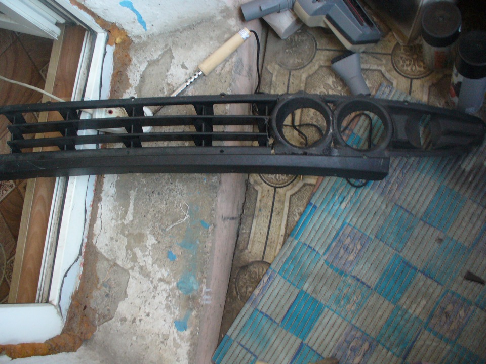 как делал реш под 4 птф и ДАГ решетка — Lada Приора седан, 2,2 л, 2010 ...