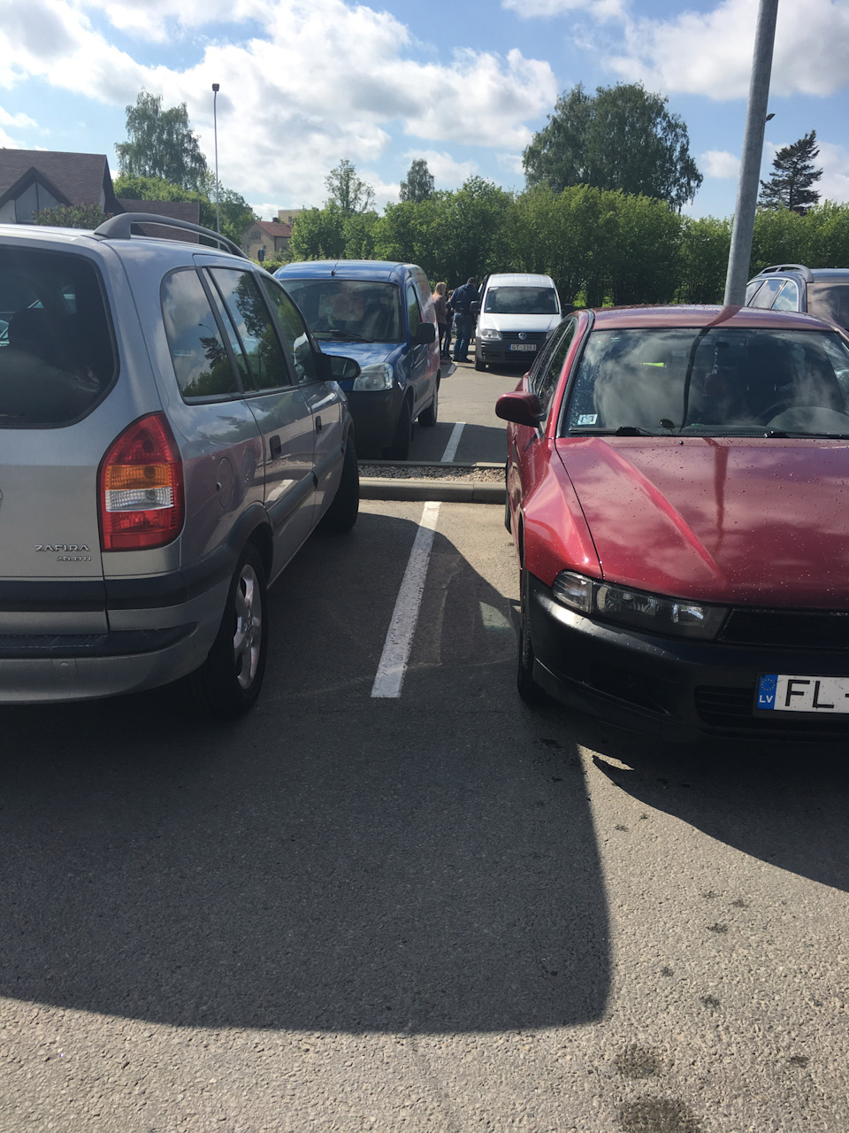 Ты же девушка — ты не умеешь парковаться. 🚗 — Mitsubishi Galant (8G), 2,5  л, 2002 года | поломка | DRIVE2