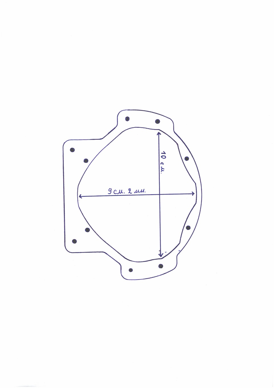 Переходные рамки для линз hella 3r чертежи