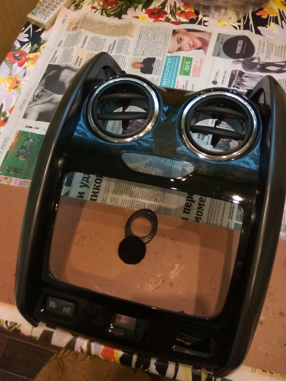 Панель снята — Renault Duster (1G)