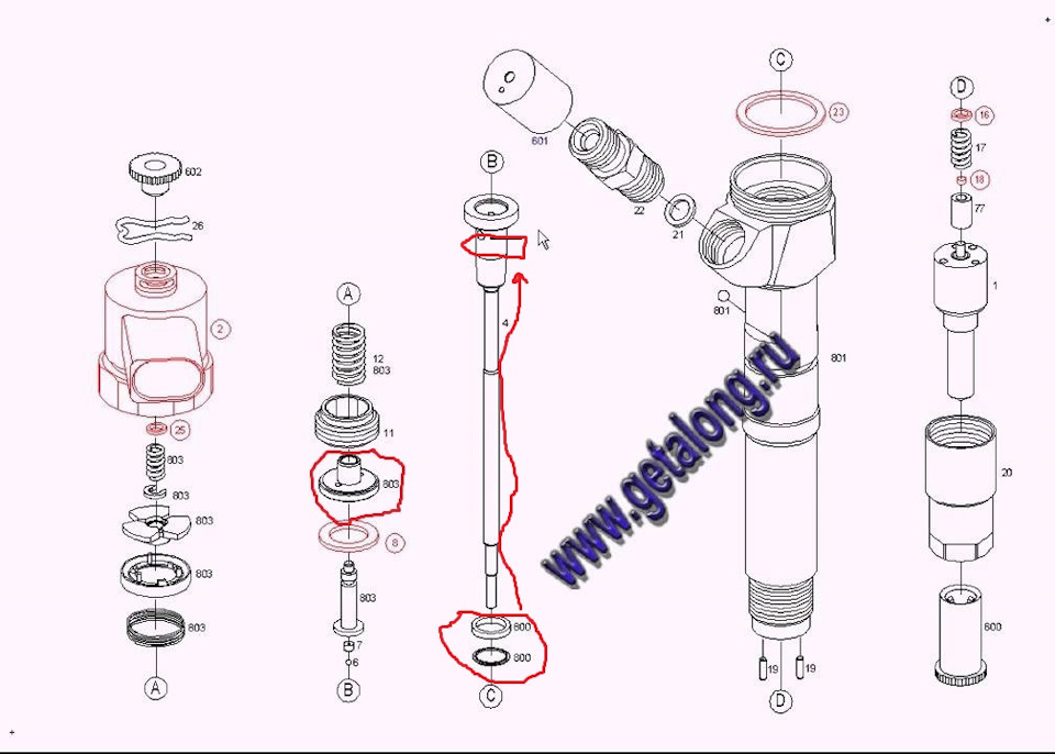 Демонтаж форсунок common rail мерседес