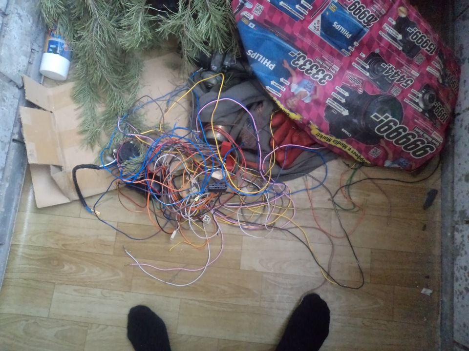 Проводка (часть 1) — Lada 2109, 1,5 л, 1988 года | своими руками | DRIVE2