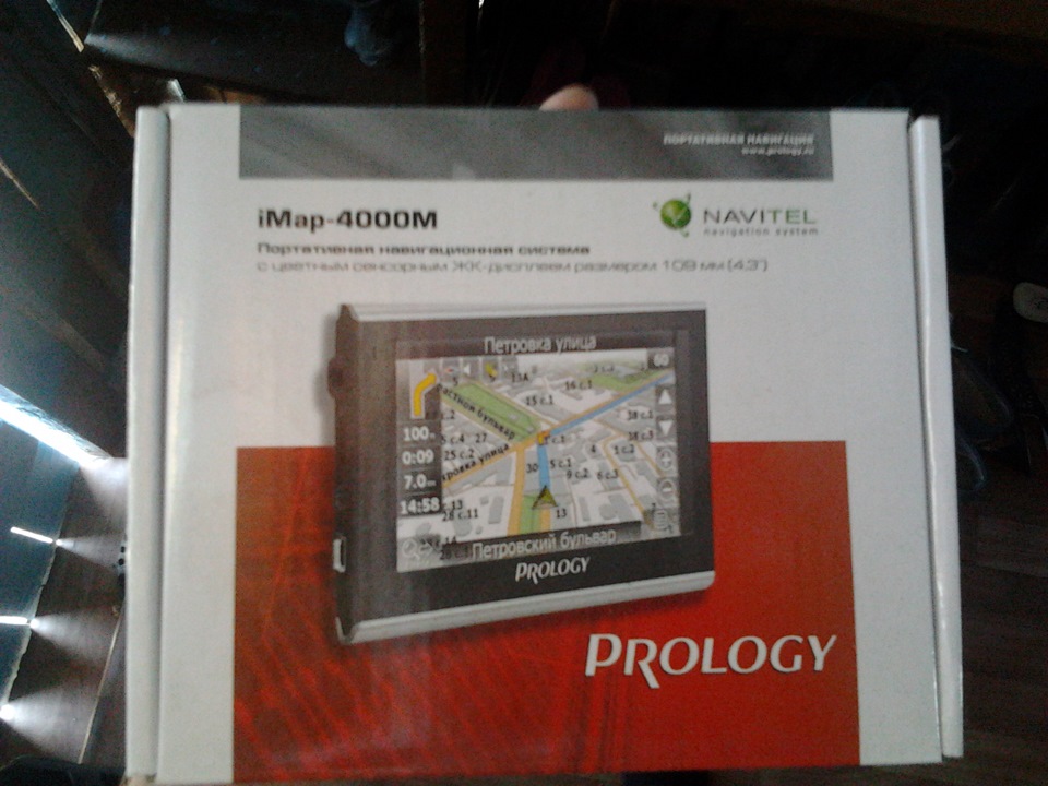 навигатор Prology iMAP-4000 — Lada Калина Хэтчбек (1G), 1,6 л, 2012 ...