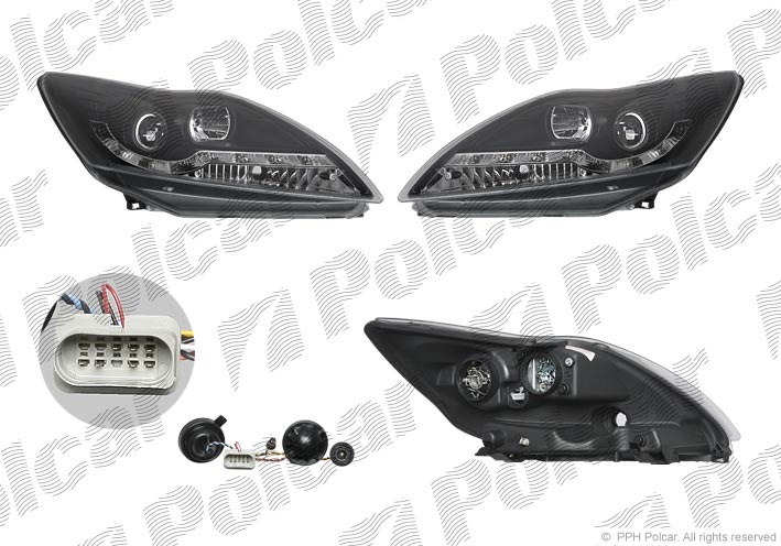 Новости, новые фары. — Ford Focus Hatchback II, 1,6 л, 2008 года ...