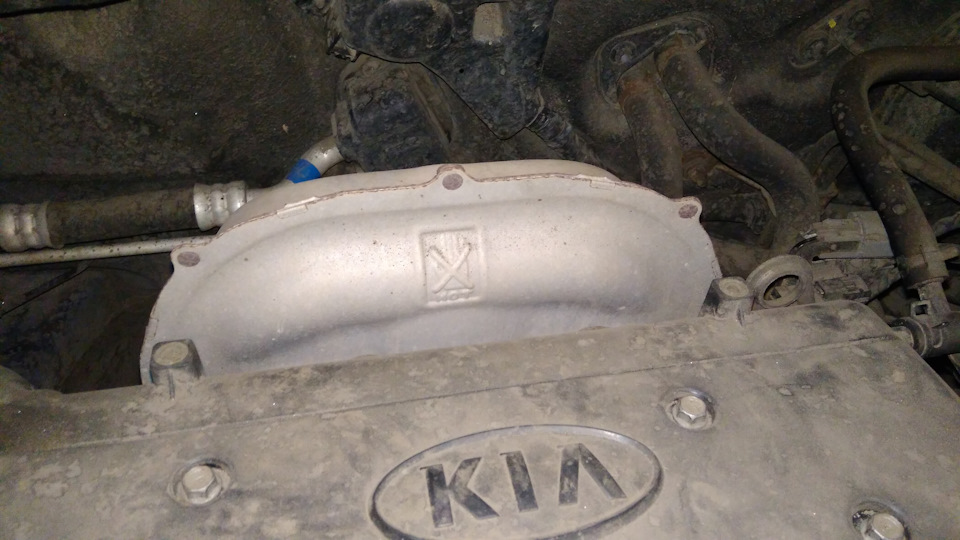 Короткий ремень навесного в обход компрессора кондиционера — KIA Ceed ...