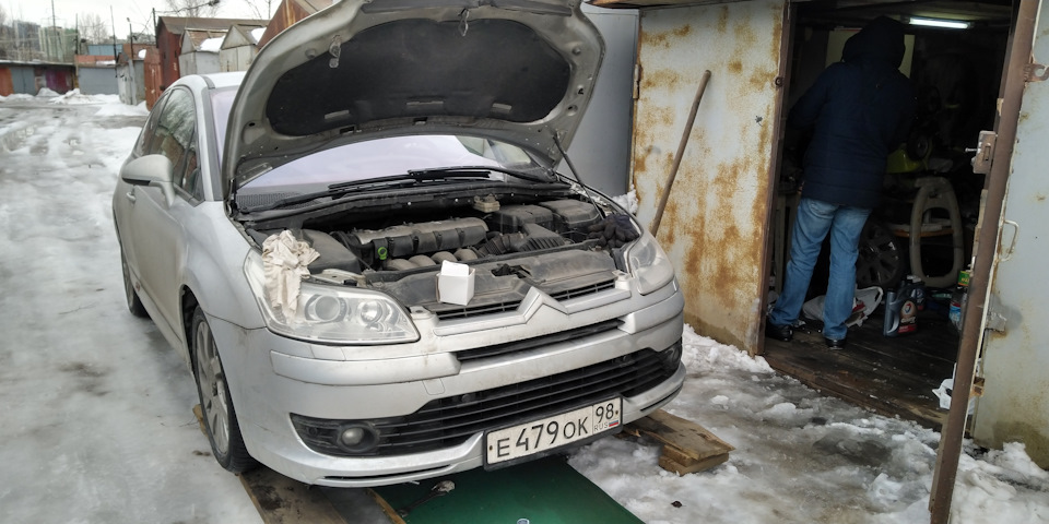 Замена масла — Citroen C4 VTS, 2 л, 2005 года | плановое ТО | DRIVE2