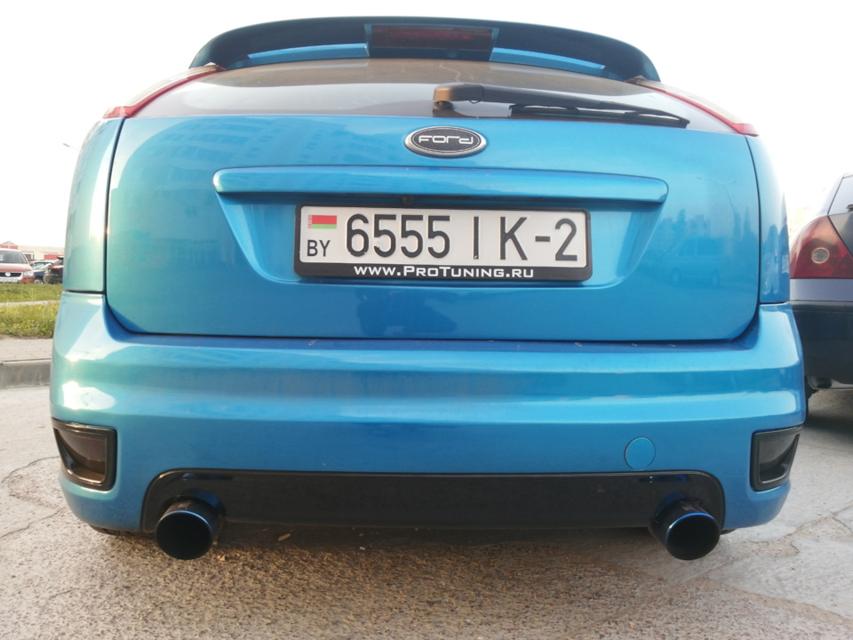 Выхлоп. — Ford Focus Hatchback II, 2 л, 2004 года | тюнинг | DRIVE2