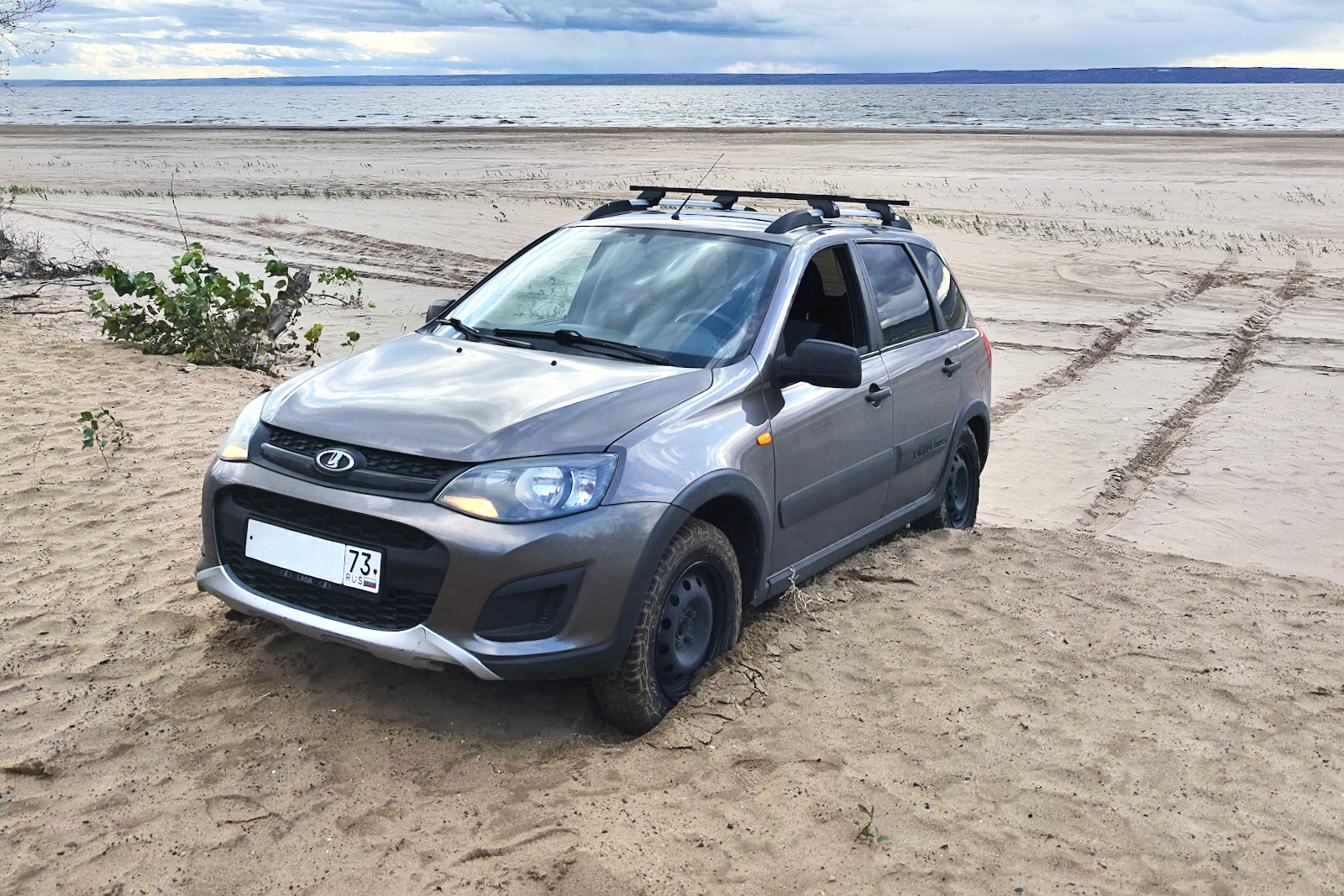 Передний привод по песку: практика — Lada Kalina Cross, 1,6 л, 2016 года |  покатушки | DRIVE2