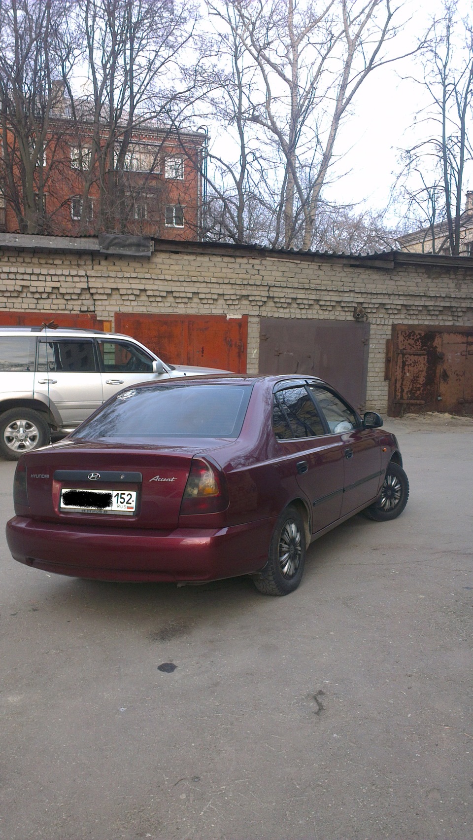 тонировка задних фонарей! — Hyundai Accent (2G), 1,5 л, 2007 года ...