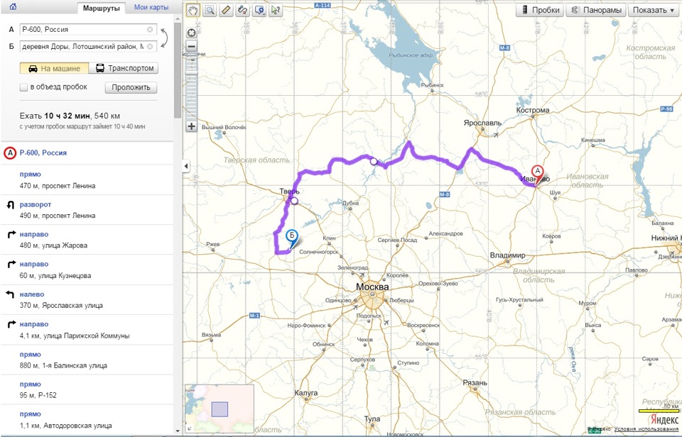 Карта тверь проложить маршрут