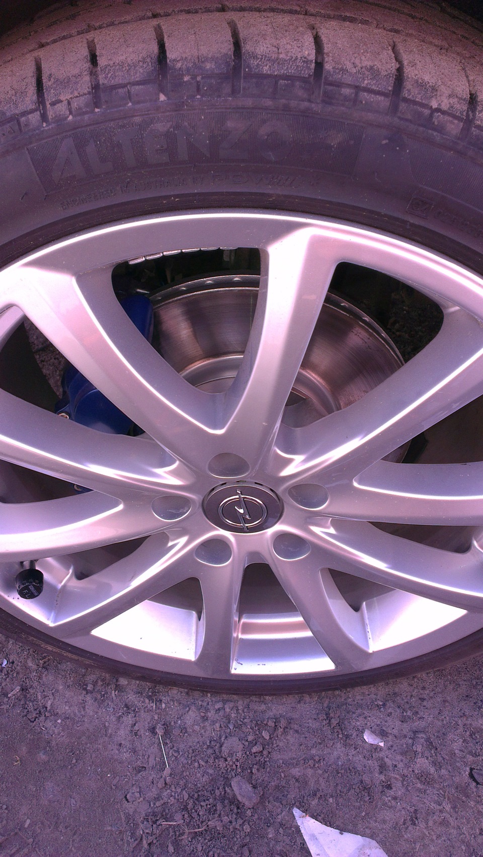 Избавляемся от ржавчины на тормозных дисках. — Opel Vectra C, 1,8 л ...