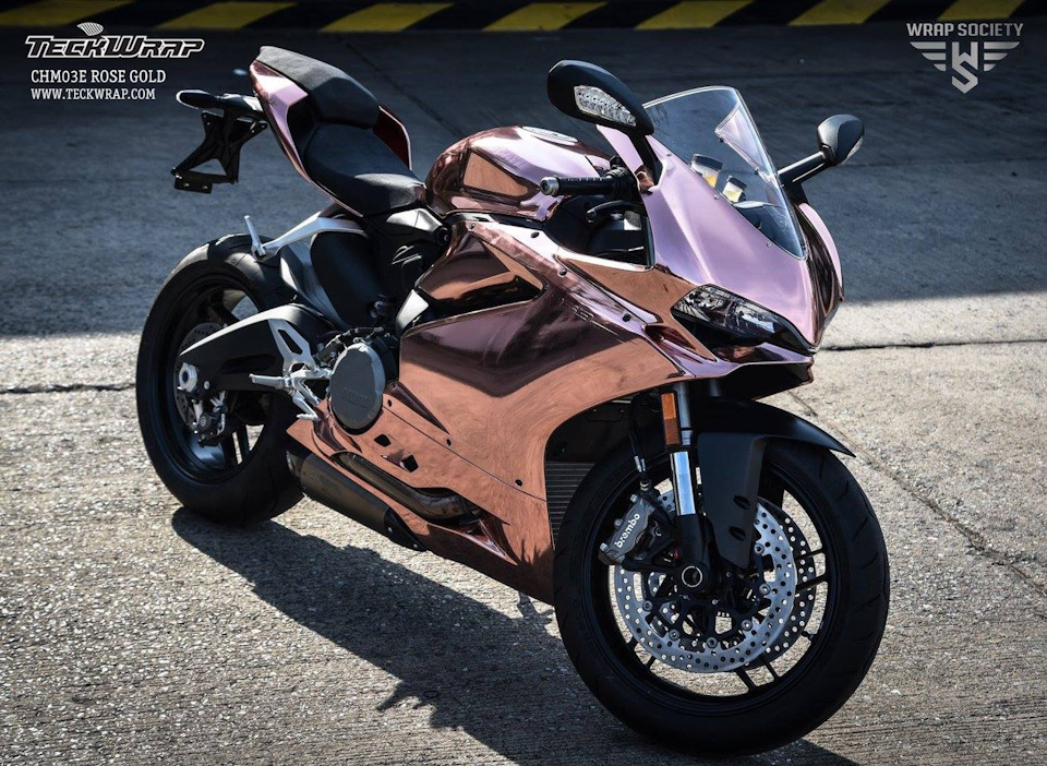 rose gold wrap bike