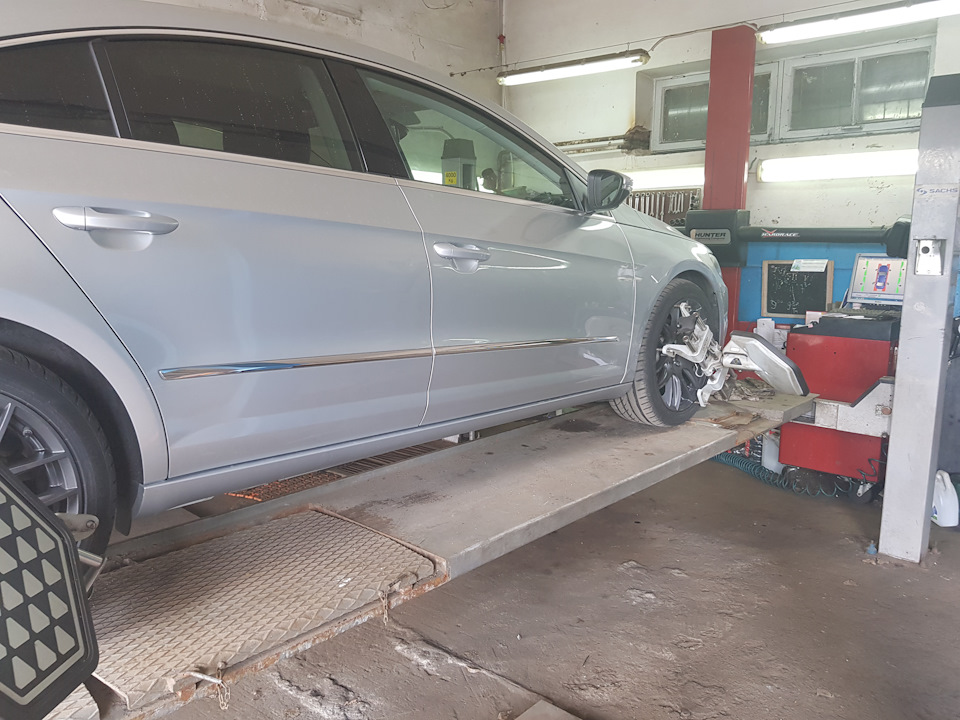 Развал-схождения☝️👨‍🔧 — Volkswagen Passat CC, 2 л, 2012 года | визит на ...