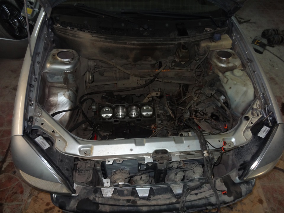 сборка автомобиля в апреле 13 года, замена КПП, ГБЦ и всей подвески ...