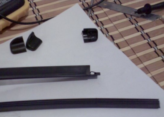 Do it yourself  - Alternative wipers Native - Replacing the gum of frameless wipers - Toyota Corolla 16 L 2002