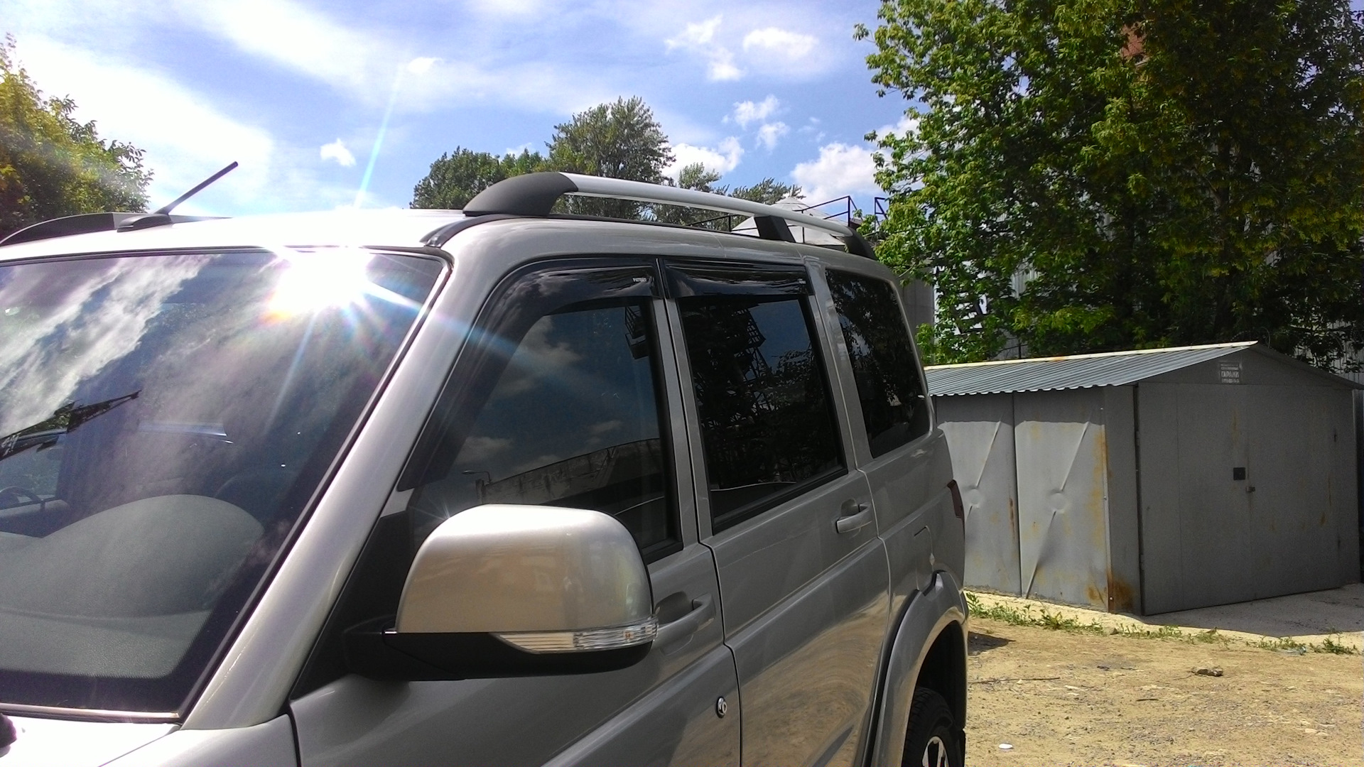 Установил ветровики — УАЗ Patriot, 2,7 л, 2015 года | стайлинг | DRIVE2