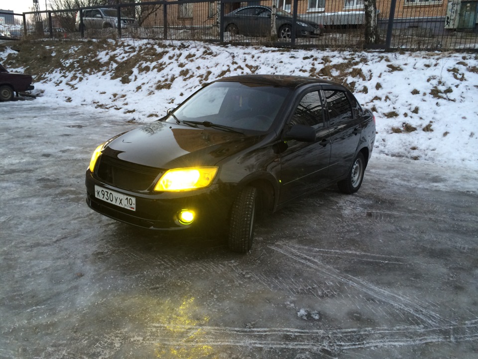 Про бампер — Lada Гранта (1G), 1,6 л, 2012 года | стайлинг | DRIVE2