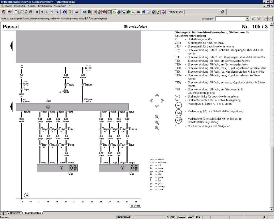Фото в бортжурнале Volkswagen Passat B5. Запчасти на фото: 1053