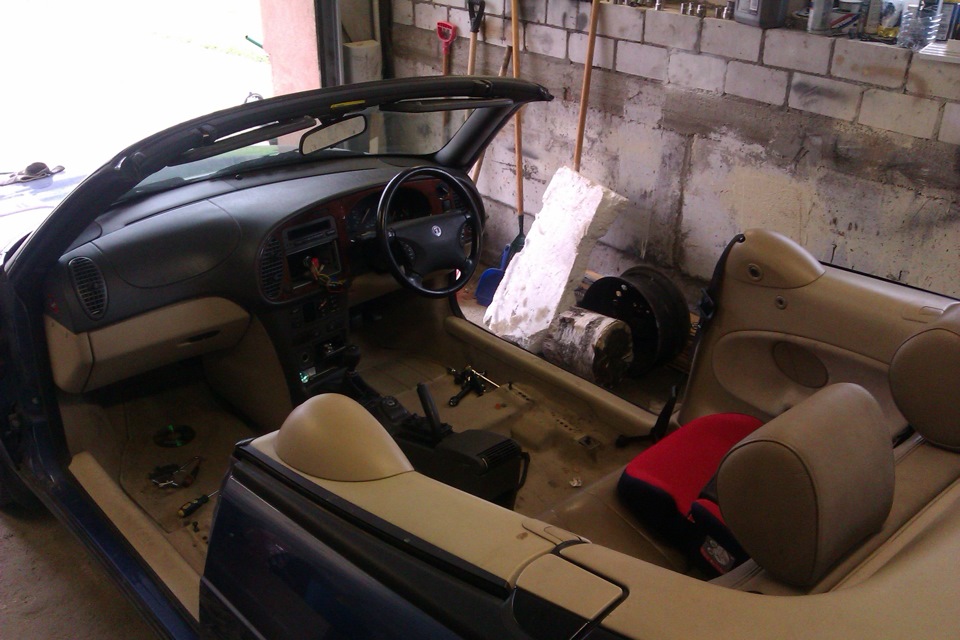 Перекидываем руль справа на лево — Saab 9-3 (1G), 2 л, 1999 года ...