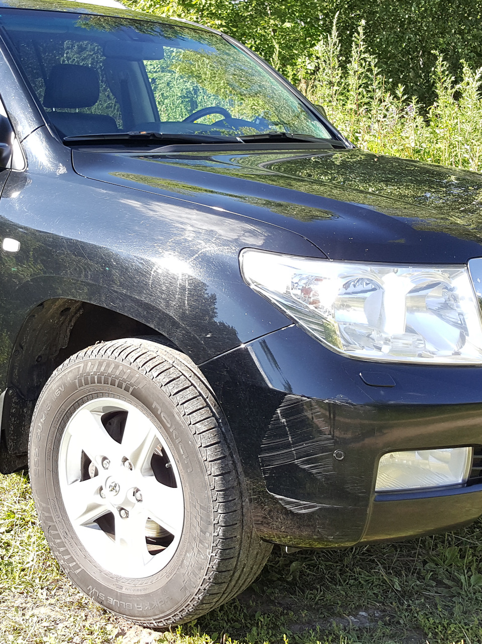 Удаление потертостей ЛКП своими силами — Toyota Land Cruiser 200, 4,7 л,  2011 года | кузовной ремонт | DRIVE2