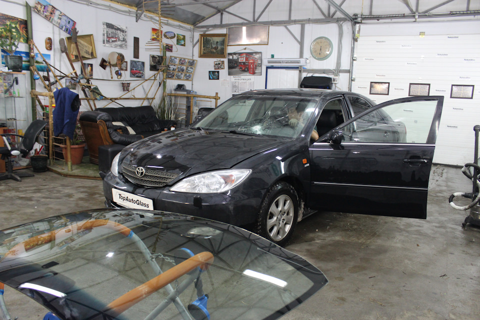 Замена лобового стекла Toyota Camry 30 — Автостекла TopAutoGlass на DRIVE2