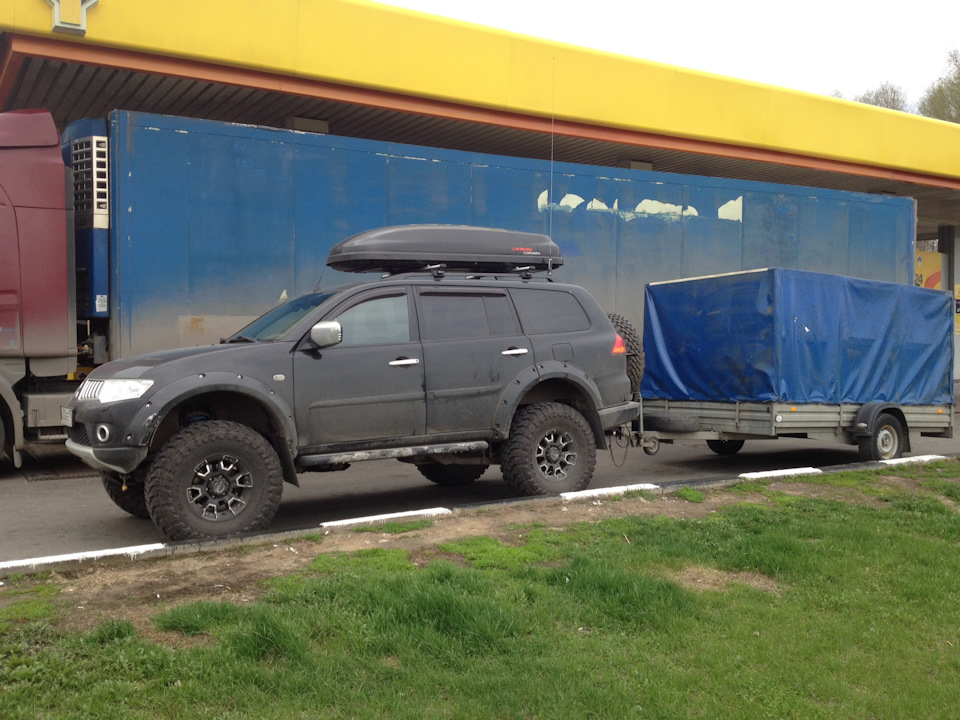 Всё гружёное донельзя. — Mitsubishi Pajero Sport (2G)