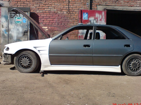 A little bit left until the end of Stage 2  - Toyota Mark II 25 L 1997
