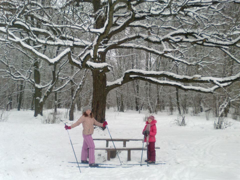 Едем на Дастере в лес кататься на лыжах — Renault Duster (1G), 2 л ...