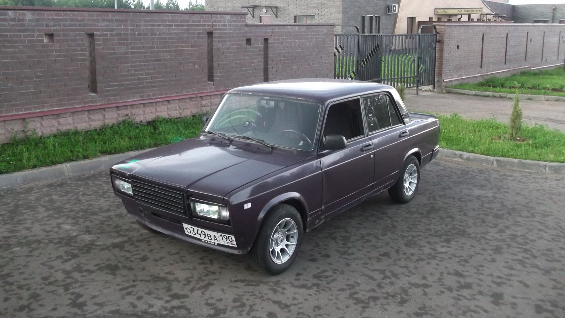 Lada 21074 1.6 бензиновый 2001 | баклажановый кирпич на DRIVE2